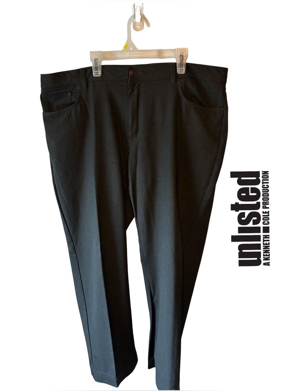 Unlisted by Kenneth Cole Charcoal Grey Men’s Dress Pants - Slim Straight